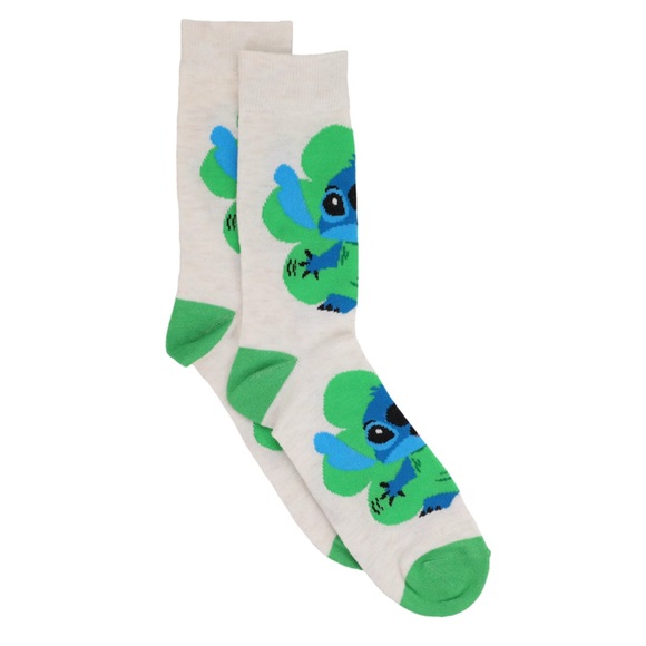 Disney Stitch Blue and Green Socks - Picture 2 of 3